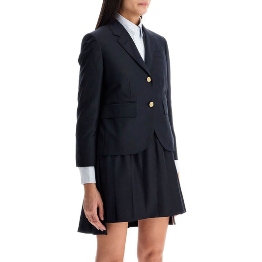 Thom Browne single-breasted cropped jacket in 120's wool Jackets Thom Browne