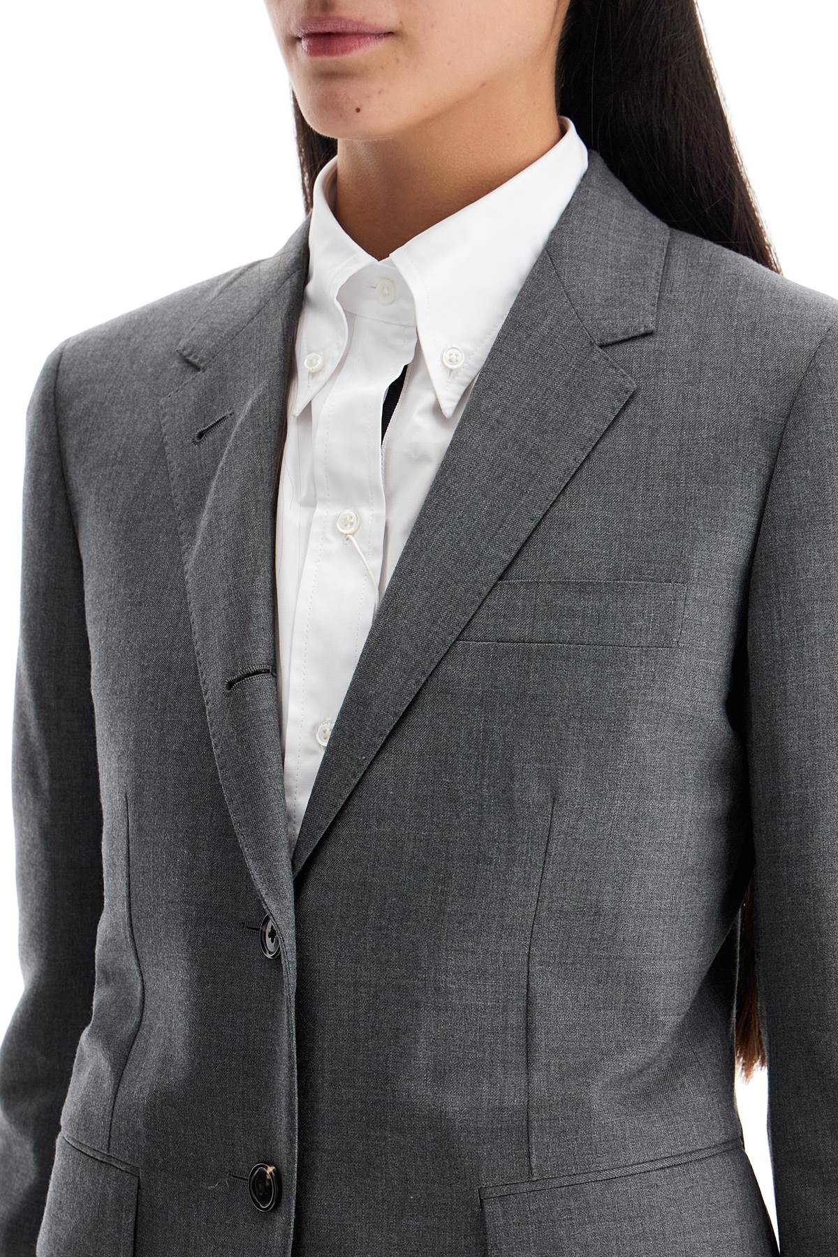 Thom Browne wool twill jacket in slim fit style Jackets Thom Browne