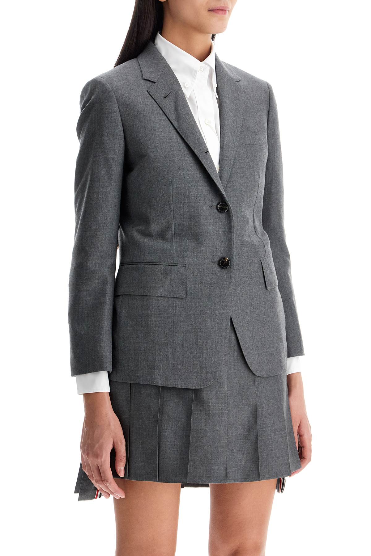 Thom Browne wool twill jacket in slim fit style Jackets Thom Browne