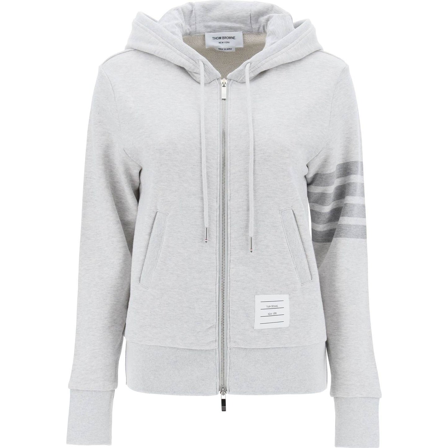 Thom Browne 4-bar hoodie with zipper and Topwear Thom Browne