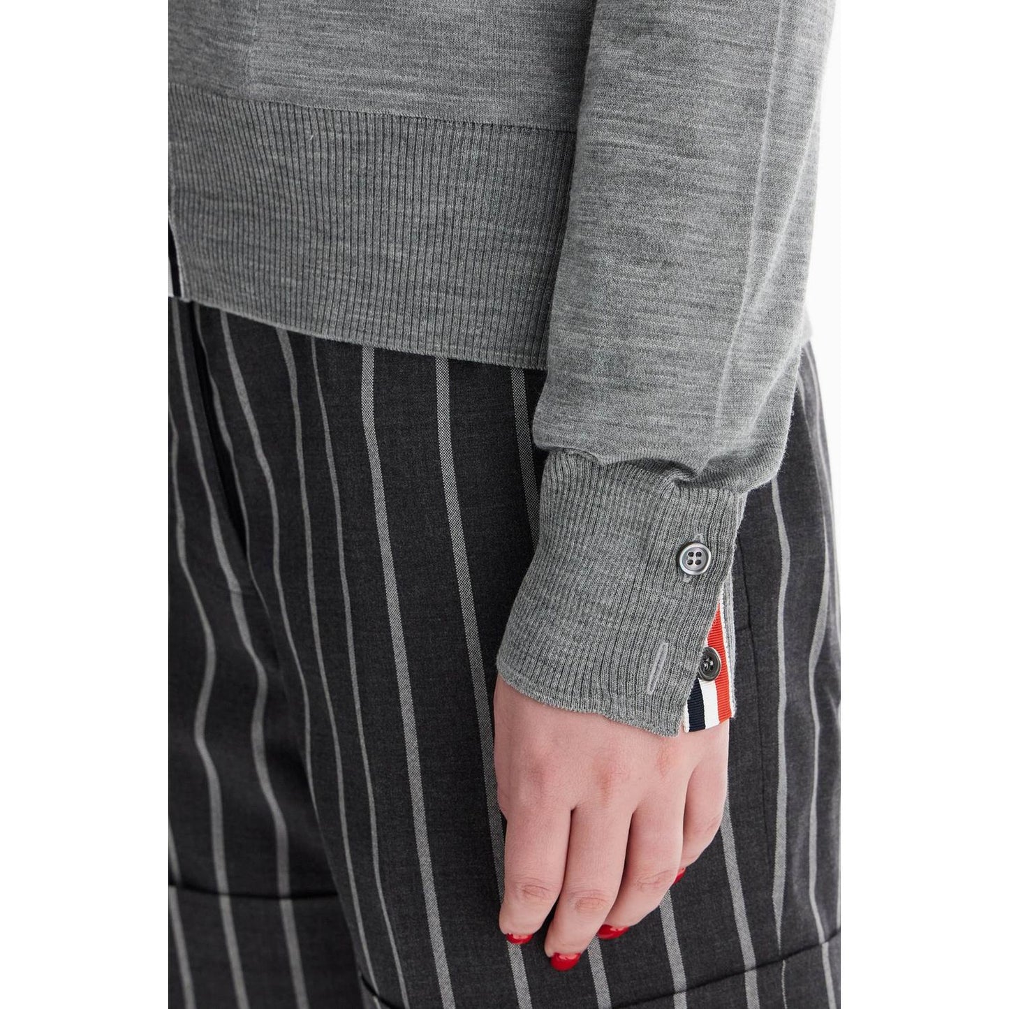 Thom Browne 4-bar merino wool cardigan Knitwear Thom Browne