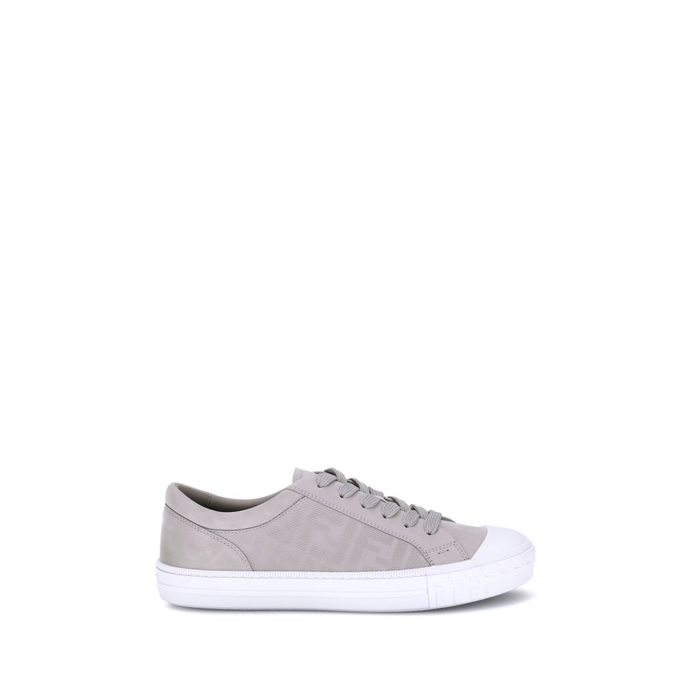 Fendi Beige Rubber Low Top Sneakers Fendi