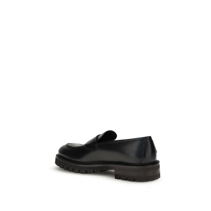 Ferragamo Black Rubber Slip-On Loafers Ferragamo