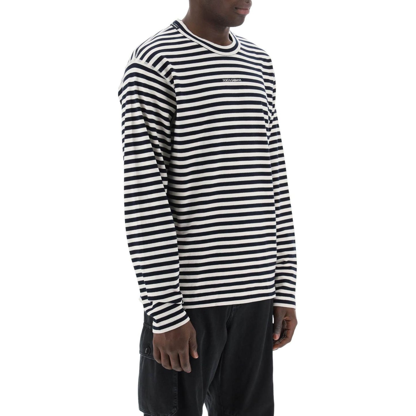 Dolce & Gabbana long-sleeved striped t-shirt Topwear Dolce & Gabbana