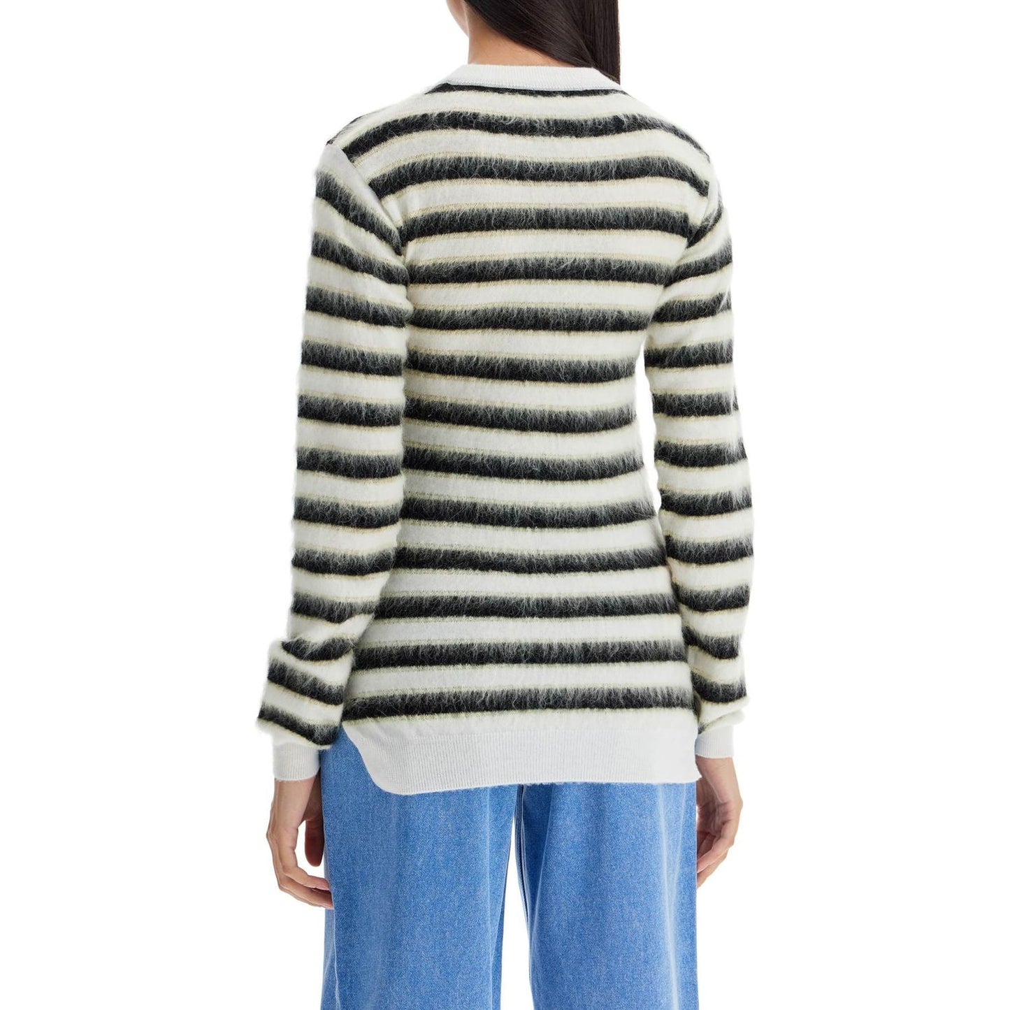 Marni striped crewneck pullover Knitwear Marni