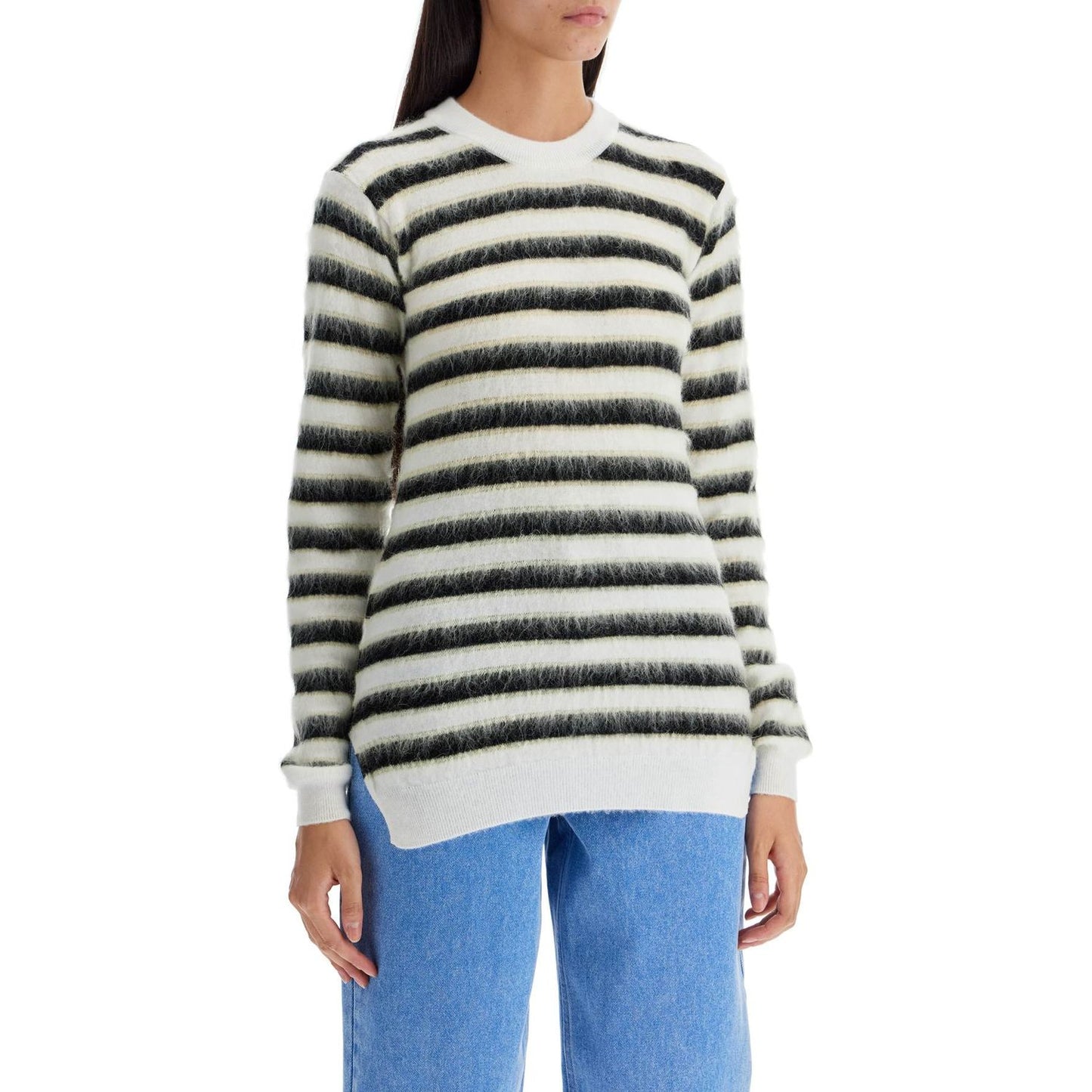 Marni striped crewneck pullover Knitwear Marni