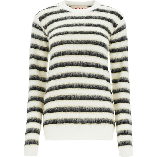 Marni striped crewneck pullover