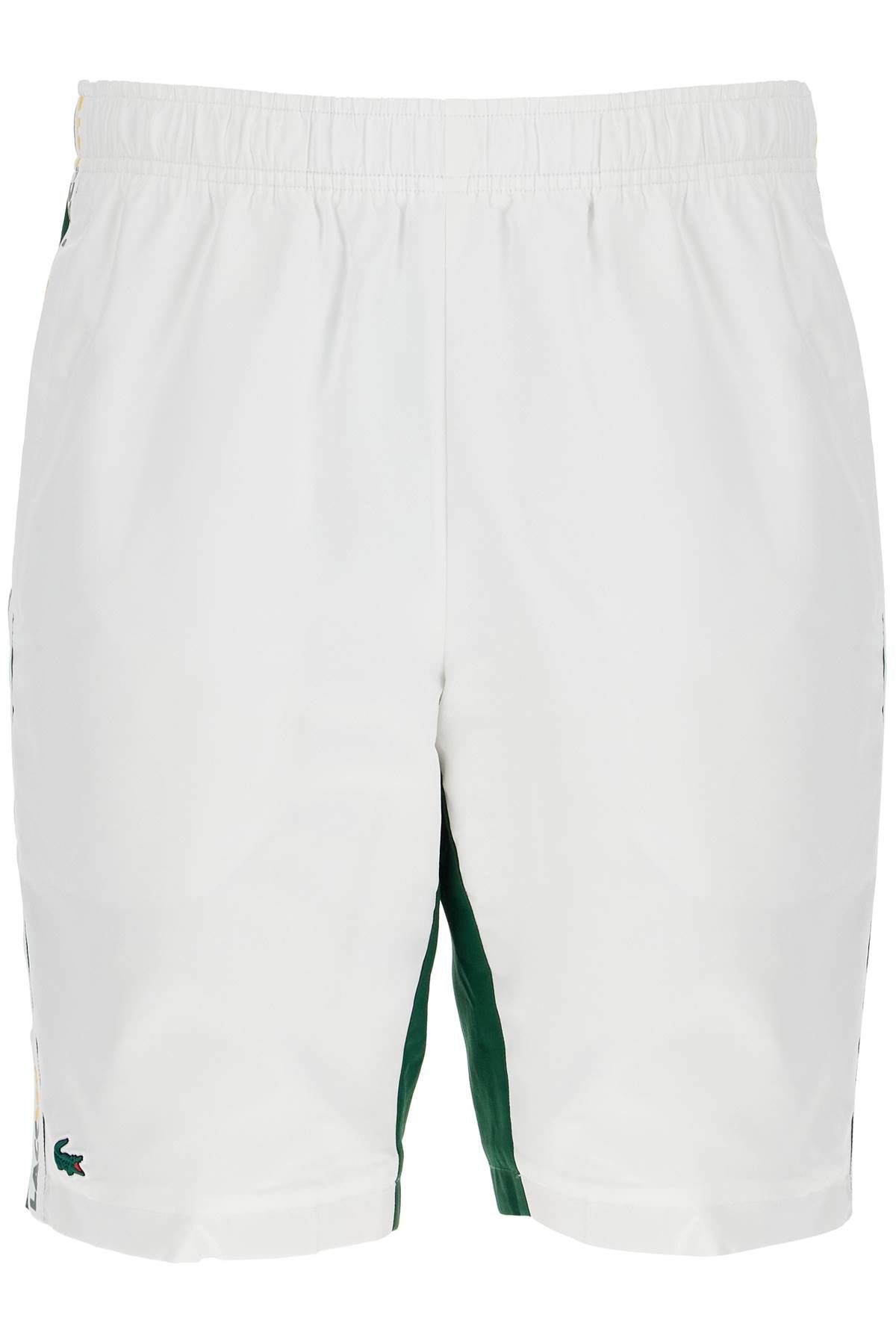 Lacoste with logo on the bermuda shorts