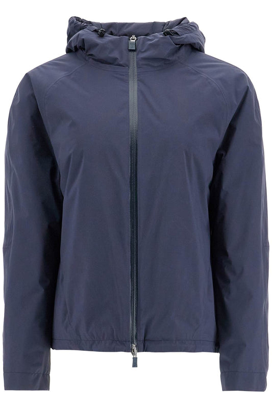 Herno Laminar short waterproof breathable outdoor jacket dark blue Coats Herno Laminar