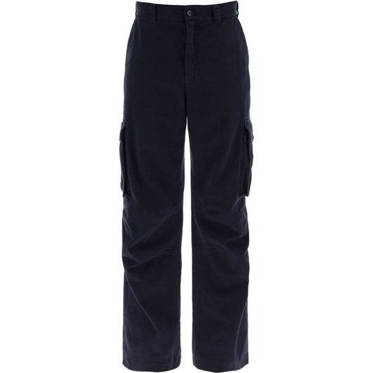 Dolce & Gabbana cargo pants with logo plaque Trousers Dolce & Gabbana