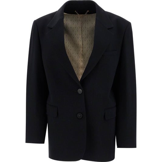 Golden Goose single-breasted wool and viscose blend crepe Blazer Jackets Golden Goose