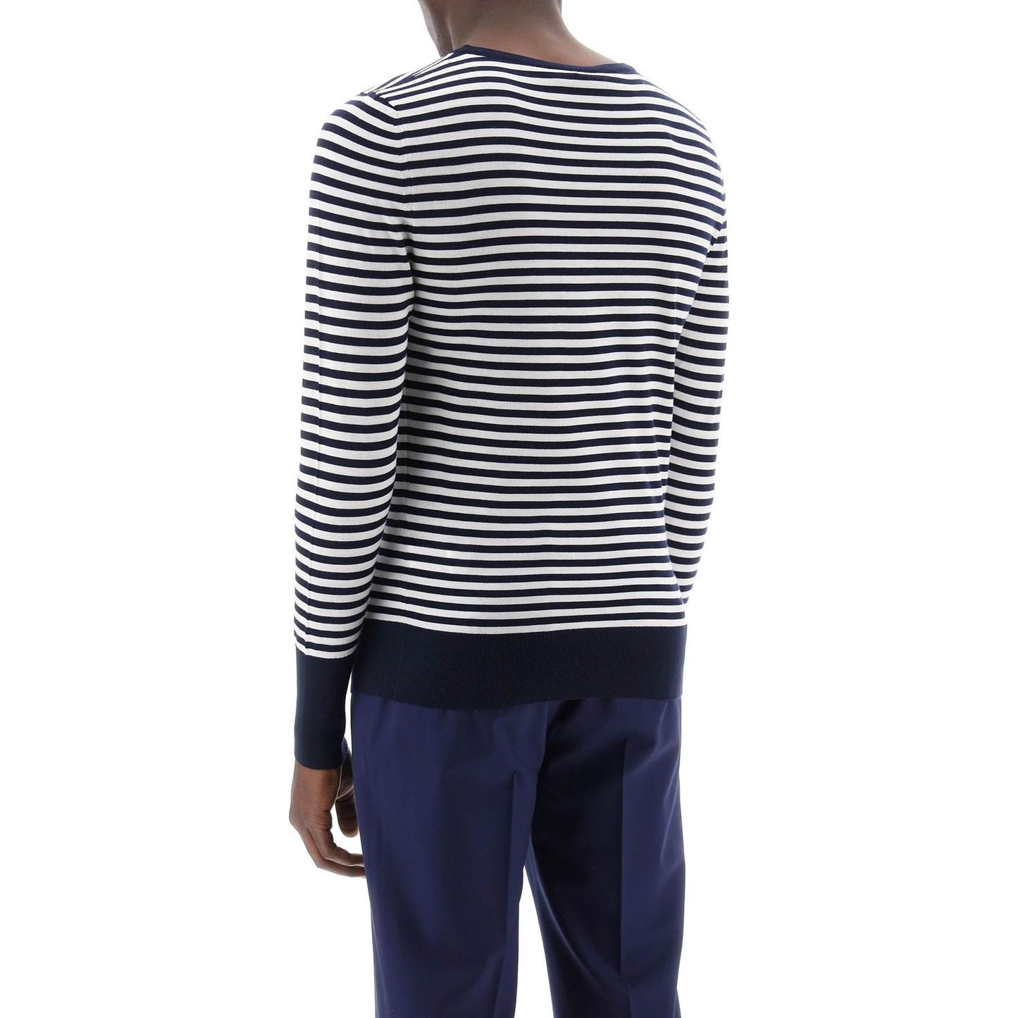 Dolce & Gabbana lightweight striped wool pullover sweater Knitwear Dolce & Gabbana