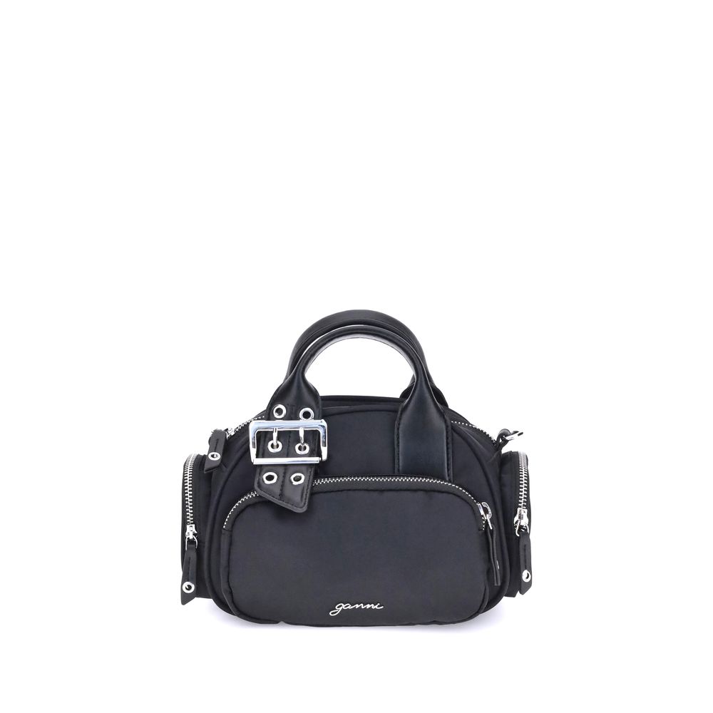 Ganni Black Nylon Shoulder Bag Ganni