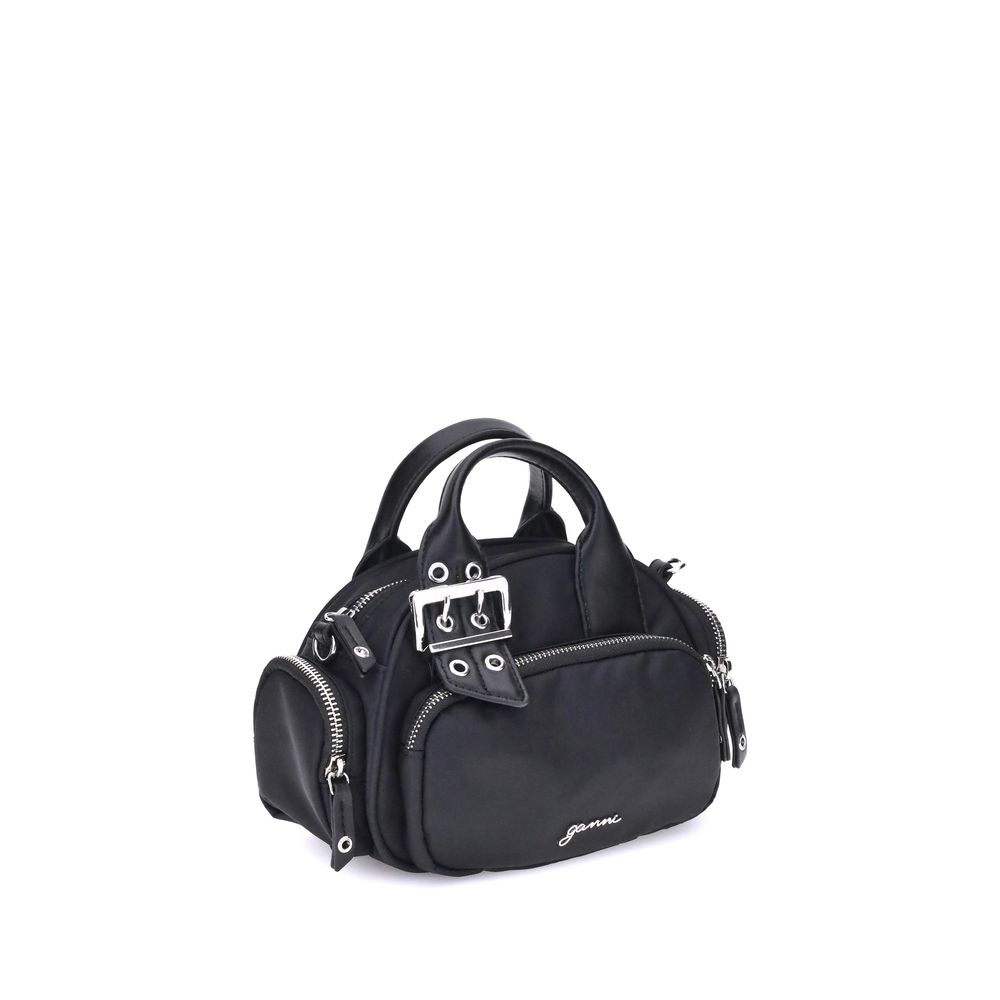 Ganni Black Nylon Shoulder Bag Ganni
