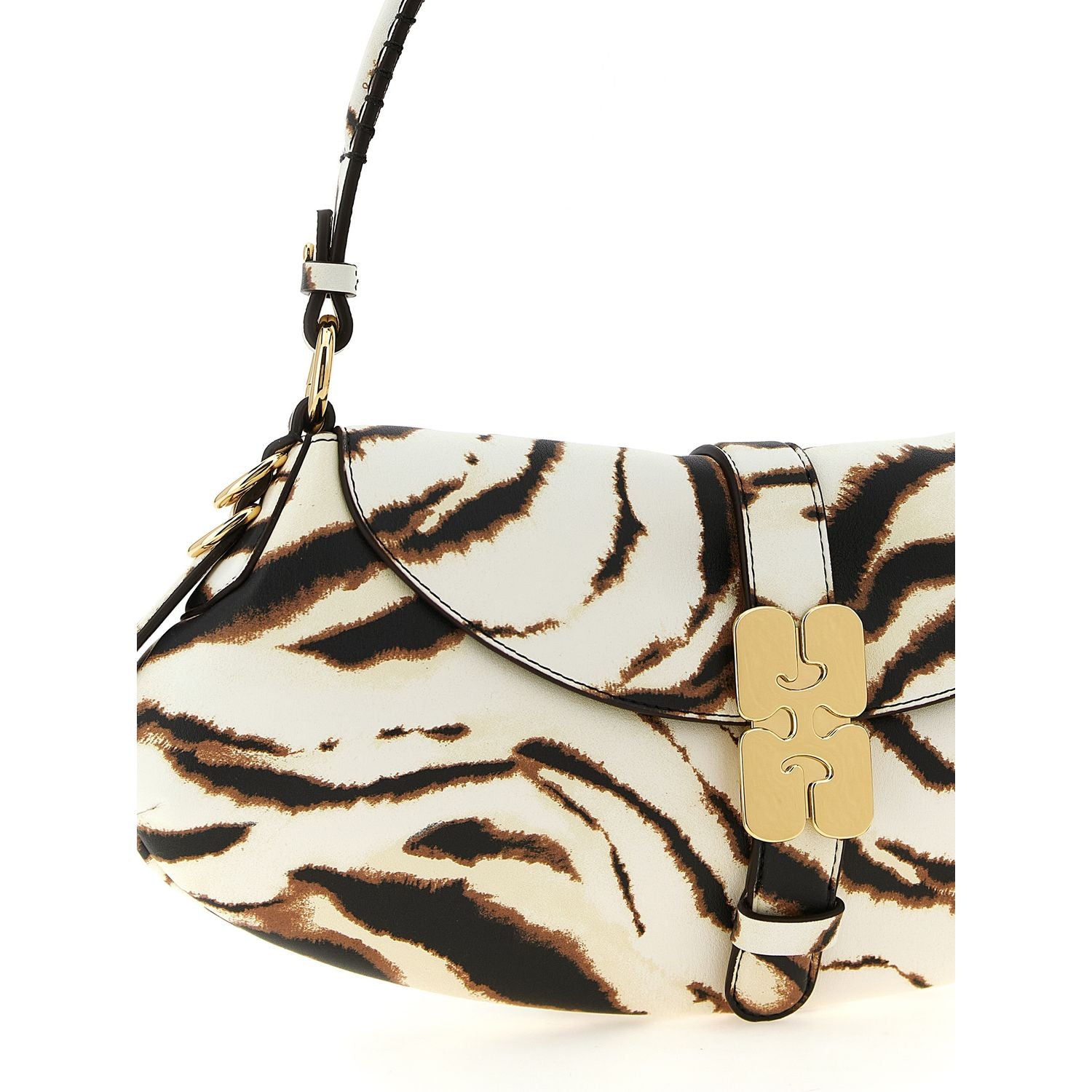 Ganni Multicolor Polyester Shoulder Bag
