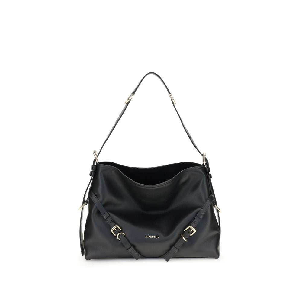 Givenchy Black Calf Leather Bos Taurus Shoulder Bag Givenchy