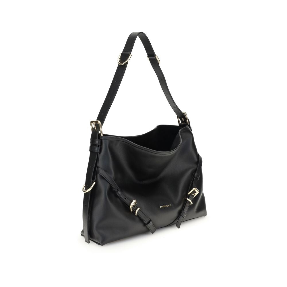Givenchy Black Calf Leather Bos Taurus Shoulder Bag Givenchy