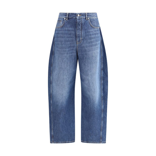 Givenchy Blue Cotton Relaxed Fit Jeans Givenchy