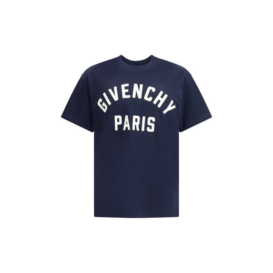 Givenchy Blue Cotton T-Shirt Givenchy