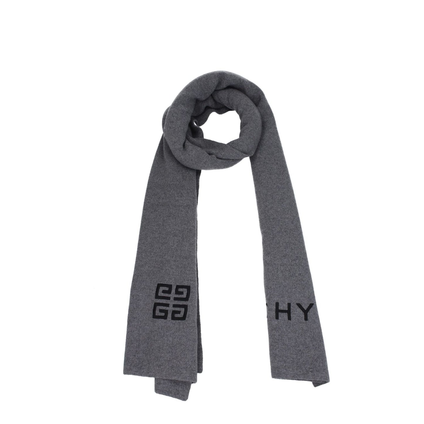 Givenchy Gray Wool Scarf