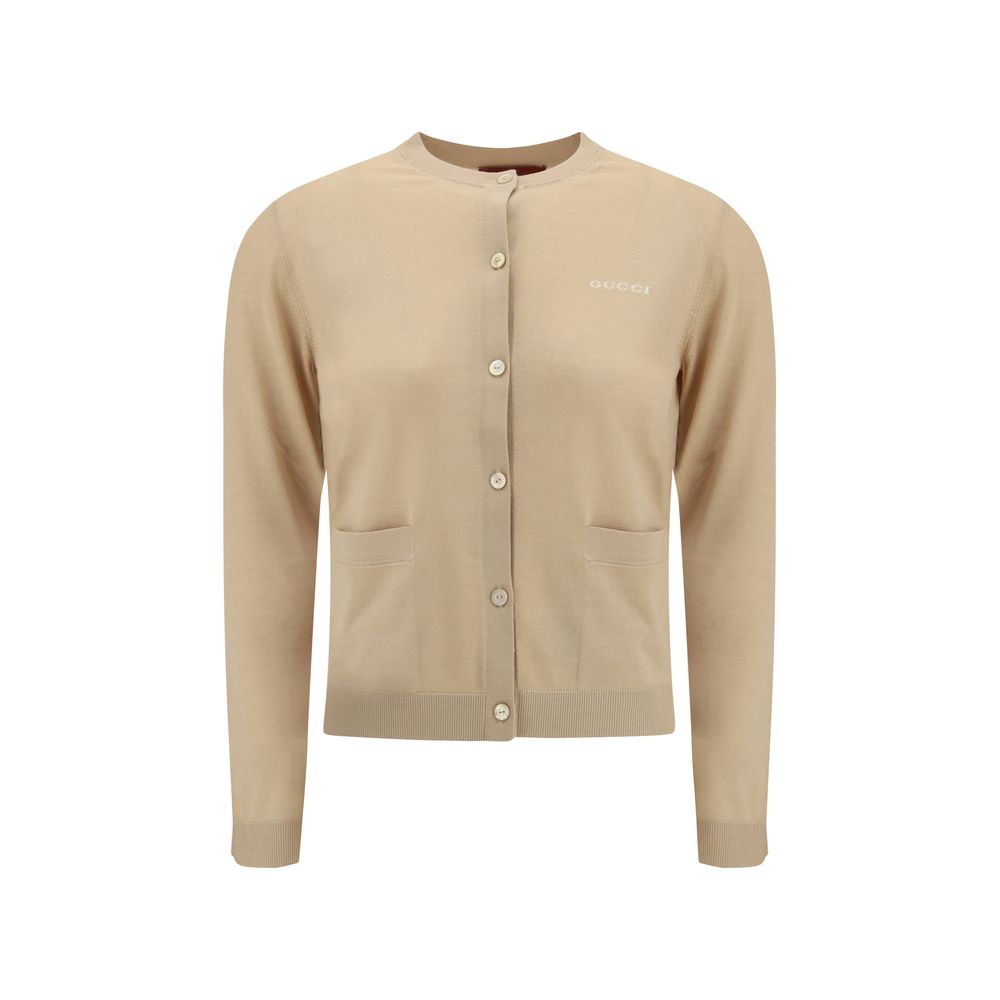 Gucci Beige Cashmere Cardigan Gucci