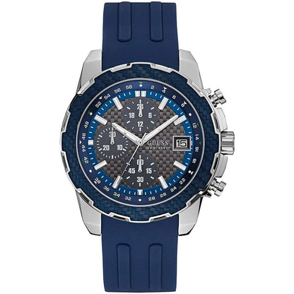 Guess Blue Rubber Sport Watch