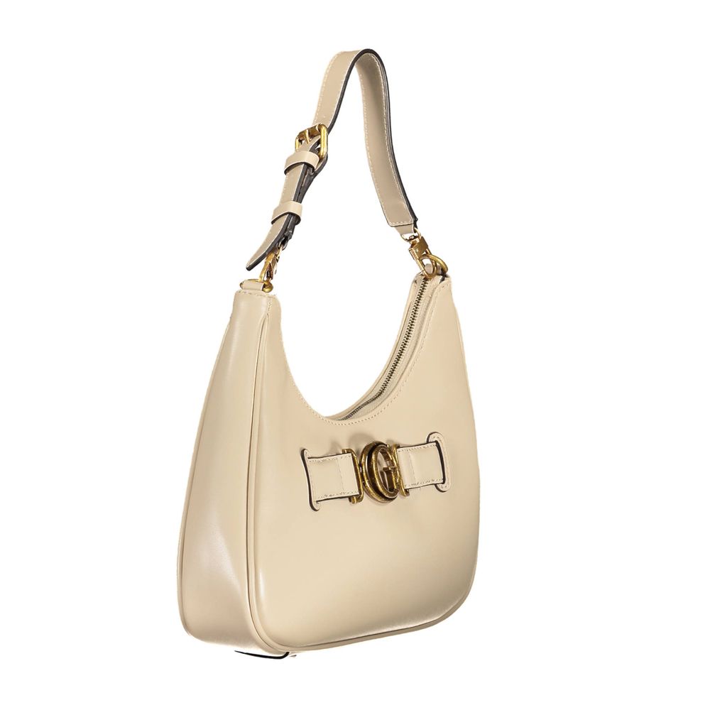 Guess Jeans Beige Polyurethane Women's Shoulder Bag