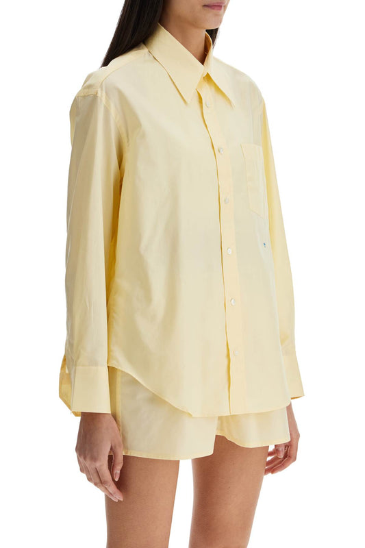 Homme Girls pale yellow cotton 70's style women's shirt Topwear Homme Girls