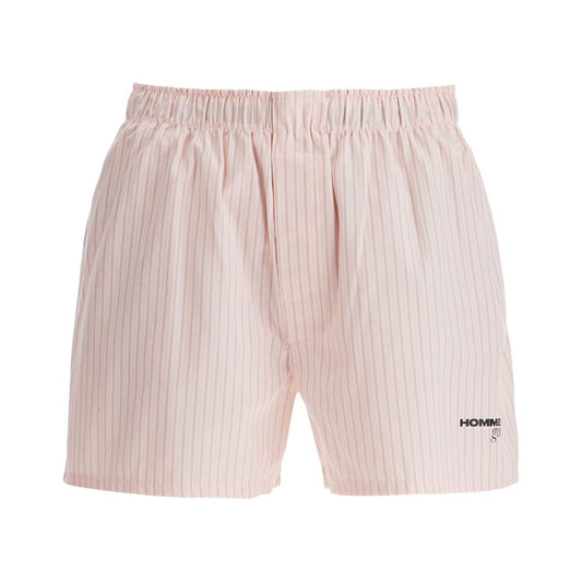 Homme Girls striped oxford shorts Short trousers Homme Girls