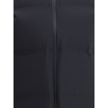 Herno Black Polyester Coat Herno