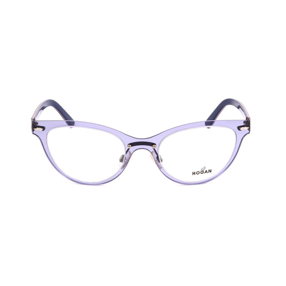 Hogan Light Blue Plastic Glasses (Frames) Hogan