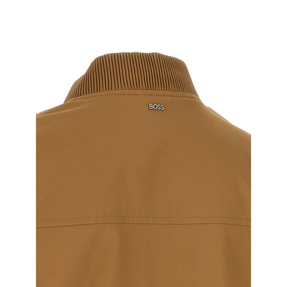 Hugo Boss Beige Polyester Bomber