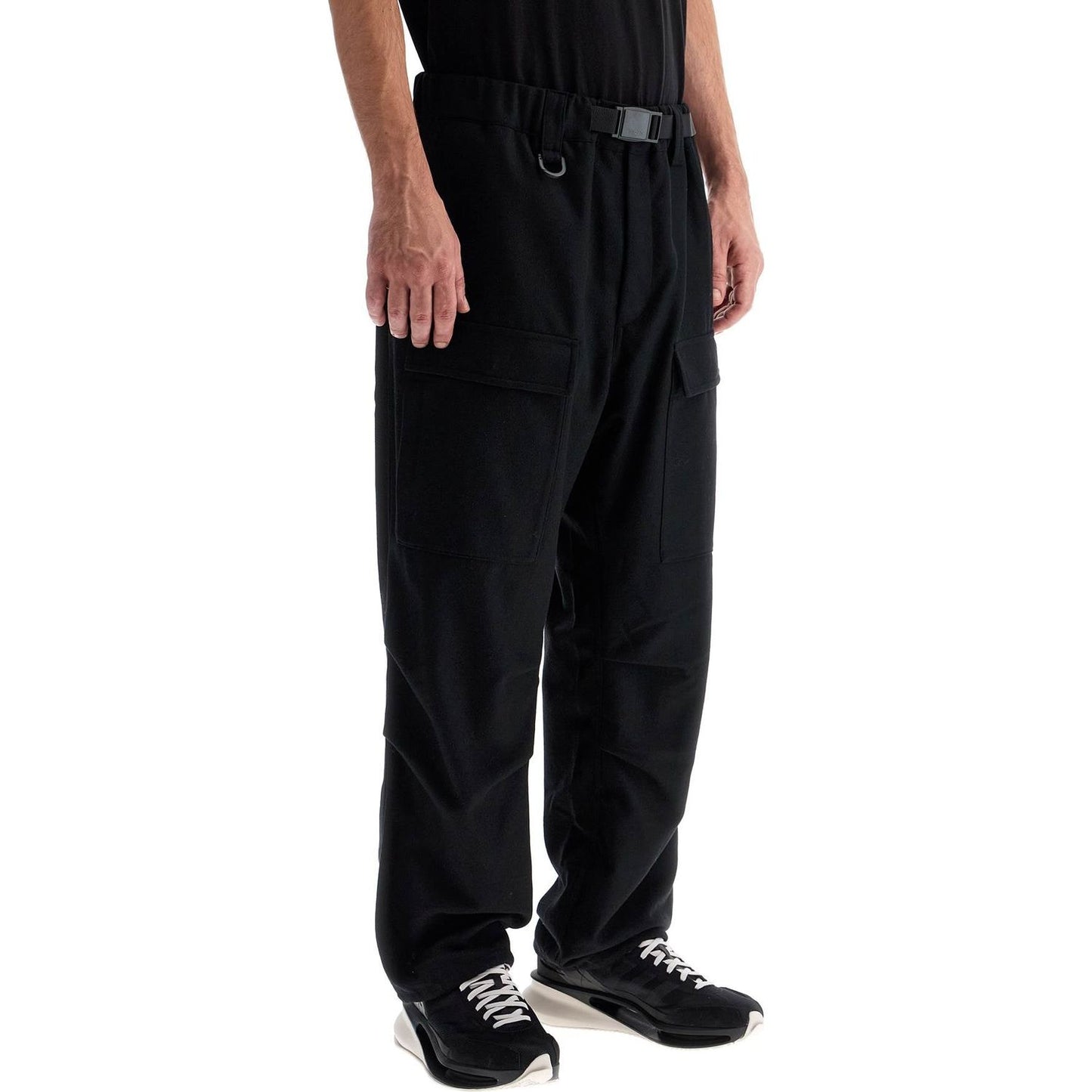 Y-3 flannel cargo pants for men Trousers Y-3