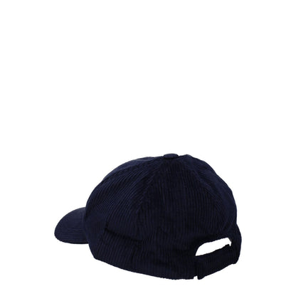 Isabel Marant Blue Cotton Cap (Baseball Hat)