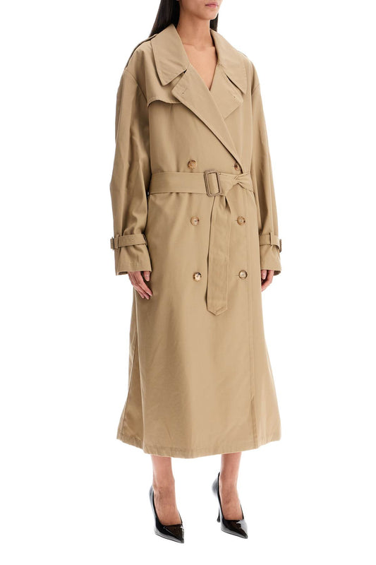 Moschino double-breasted trench coat with Coats Moschino