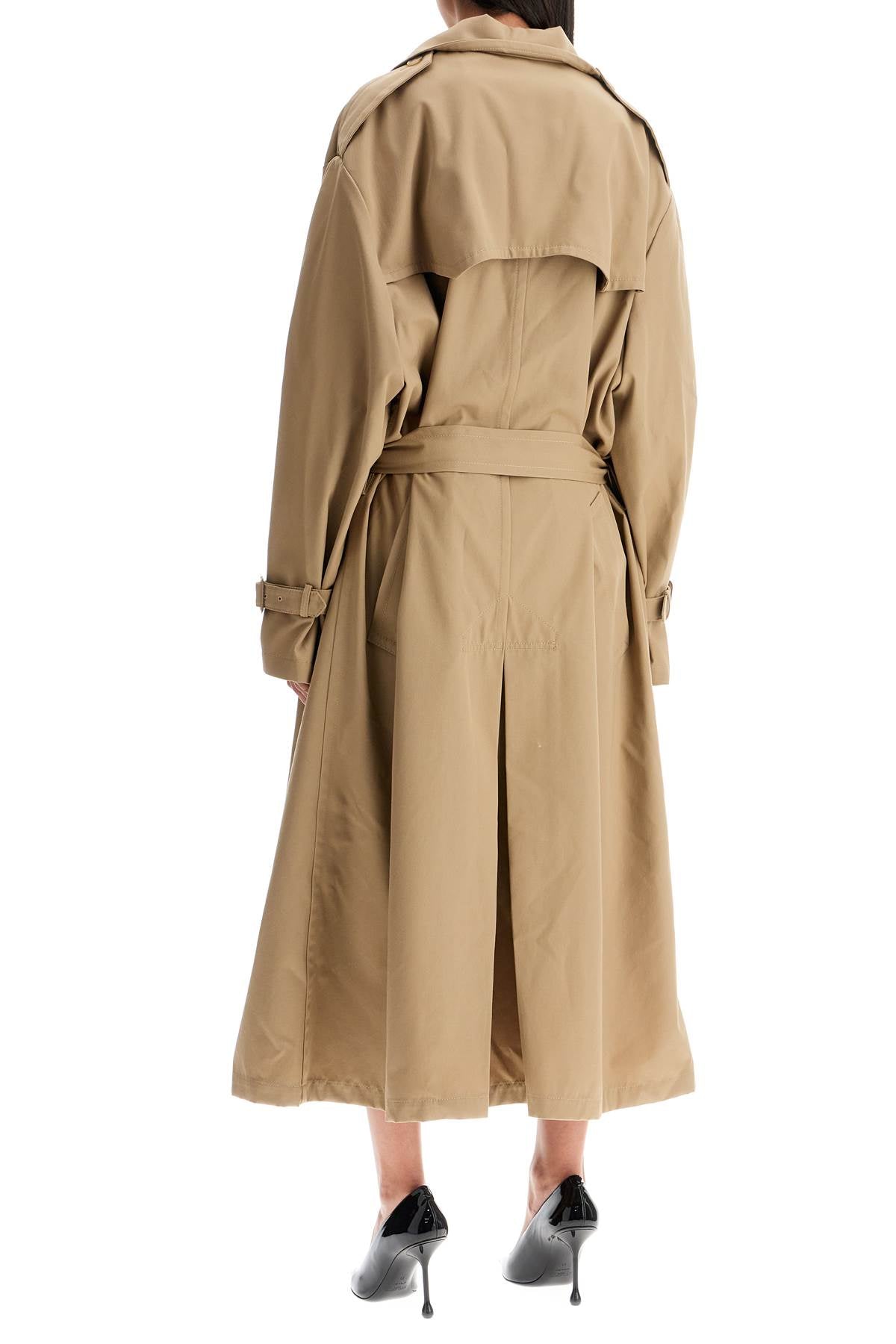 Moschino double-breasted trench coat with Coats Moschino