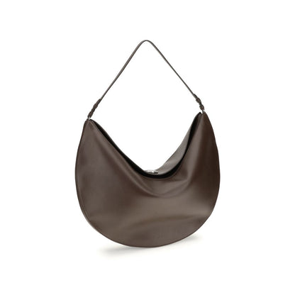 Jacquemus Brown Calf Leather Bos Taurus Shoulder Bag Jacquemus