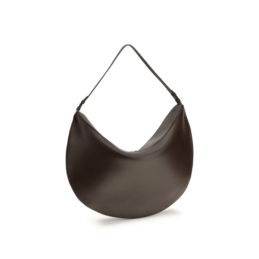 Jacquemus Brown Calf Leather Bos Taurus Shoulder Bag Jacquemus