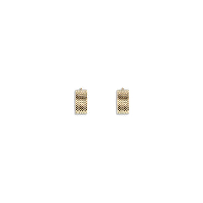 Jil Sander Gold Brass Earrings
