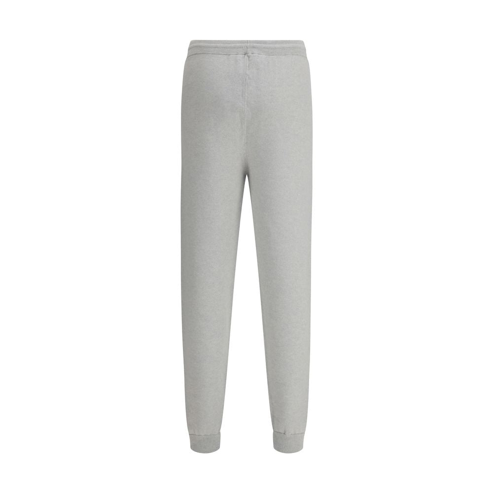 Kiton Gray Elastane Casual Pants Kiton