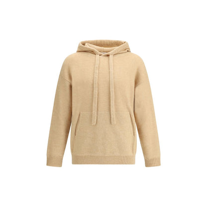Laneus Beige Cashmere Hoodie Laneus