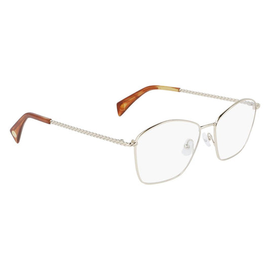 Lanvin Yellow Metal Glasses (Frames) Lanvin