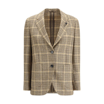 Lardini Beige Wool Blazer Lardini