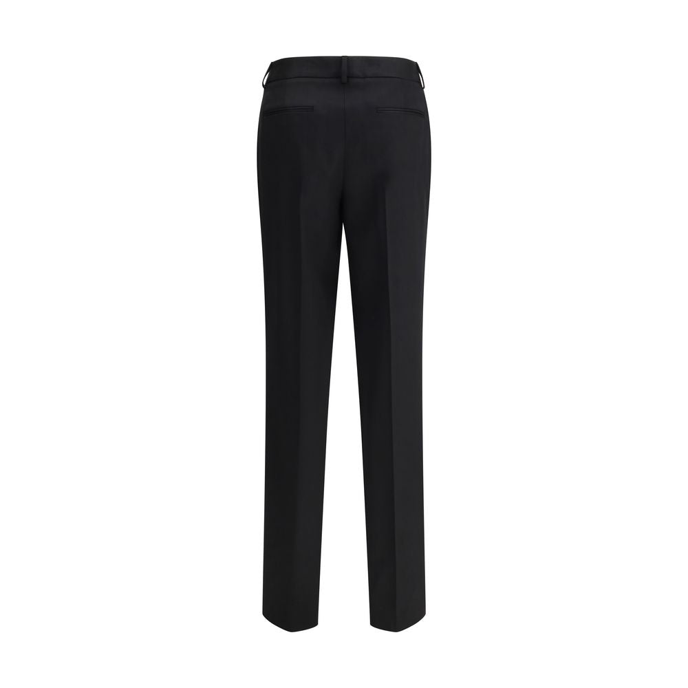 Lardini Black Wool Dress Pants Lardini