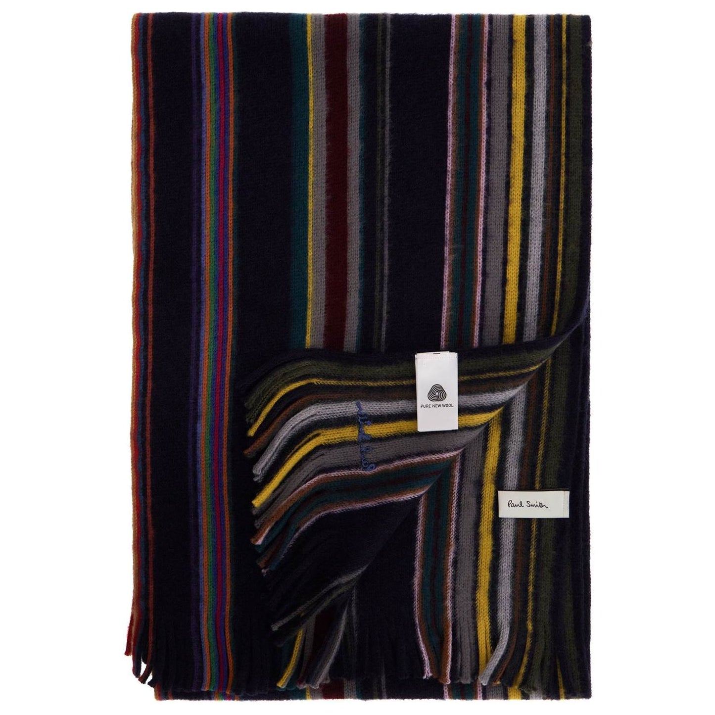 Paul Smith multicolored striped wool scarf Scarves Hats & Gloves Paul Smith