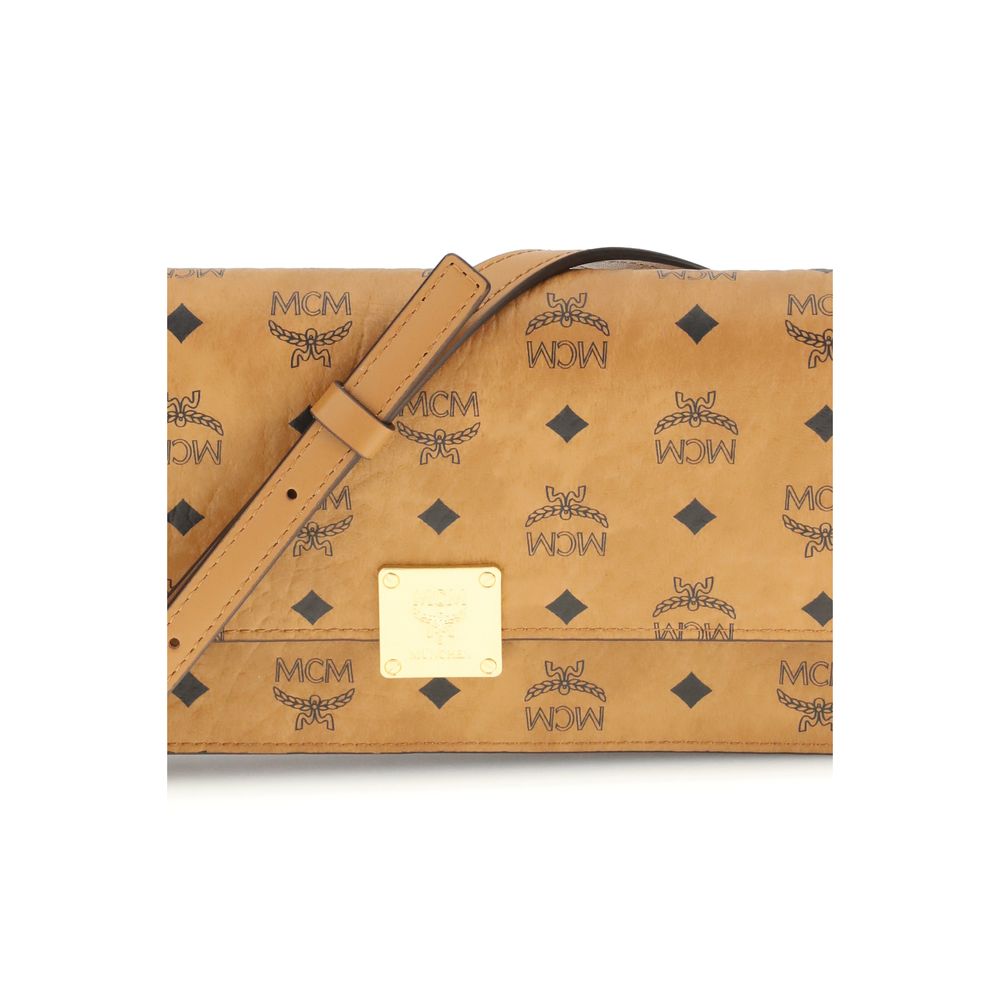 MCM Beige Fabric Wallet MCM
