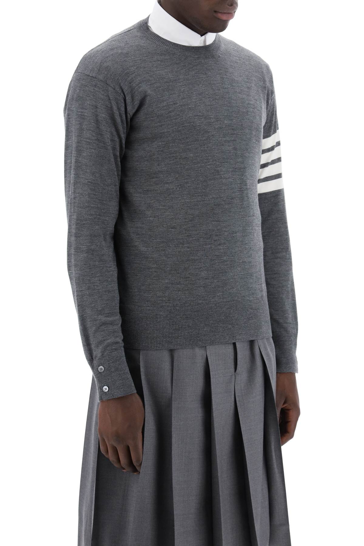 Thom Browne merino wool Pullover Men Knitwear Thom Browne