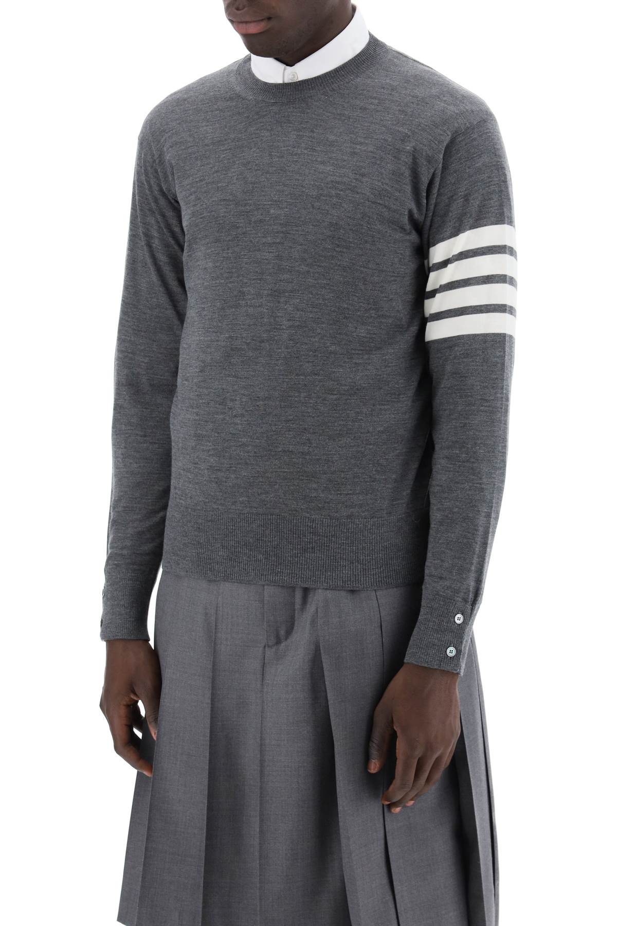 Thom Browne merino wool Pullover Men Knitwear Thom Browne