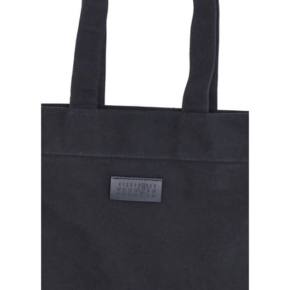 MM6 Black Cotton Shoulder Bag MM6