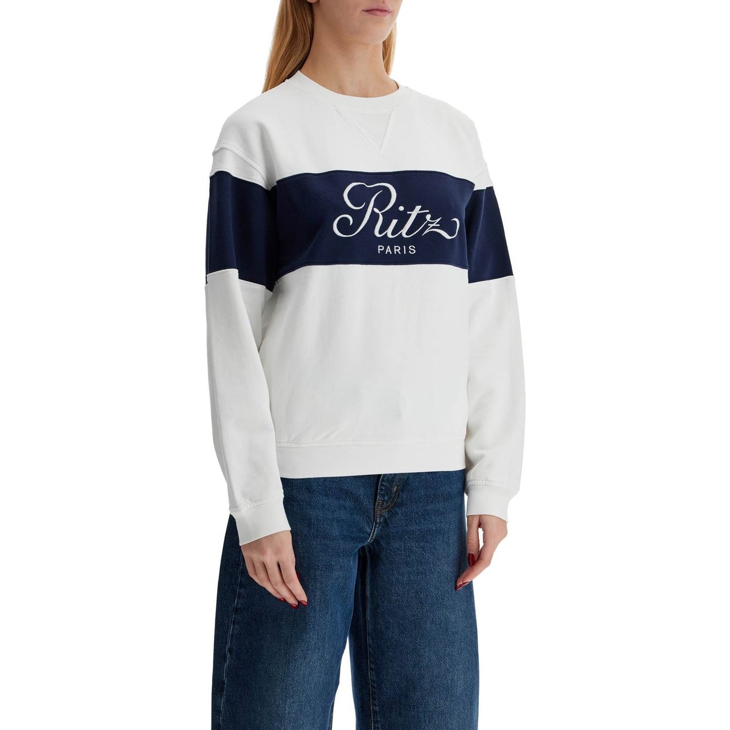 Frame x Ritz Paris two-tone frame sweatshirt Topwear FRAME